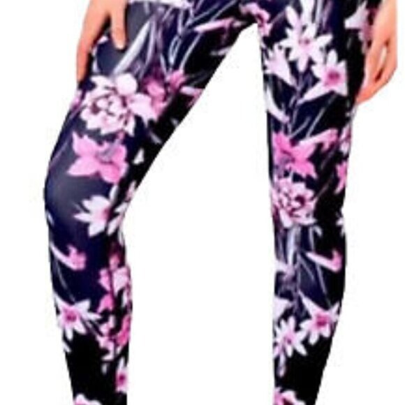 High Waist Floral yoga pants size XL - Picture 1 of 9
